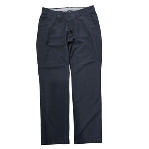 Under Armour Men's Black Golf Chino Pants Straight Fit Size 36x32